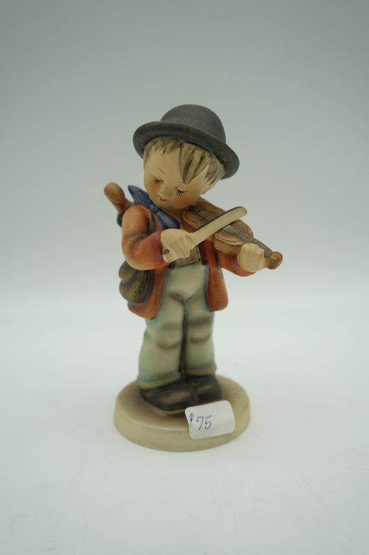 Hummel Little Fiddler 2/0 4.75” Tall Goebel West Germany Violin 1960s